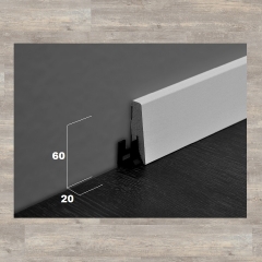 ter Hürne, soklová lišta SKL60, Pinie Malmö šedá, 60x20mm