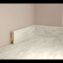 Soklová lišta Tilo VSLC516240, Mramor Carrara (E1229), 50x16mm