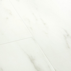 Quick-Step Alpha Vinyl Tiles 4mm, Mramorová dlažba bílá AVSTT40136