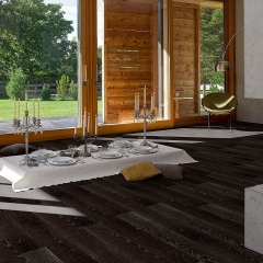 Parador Trendtime 1, Dub Noir silver Select, lak mat, vlisovaná palubka, V4