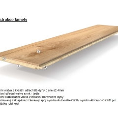 Parador Trendtime 6, Dub Wawescraped Natur, přírodní olej, selský vzor, V4