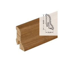 Hoco, 550 UM, Iroko, 40x20mm, dýha, lak