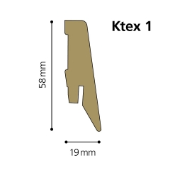 My Floor Ktex1, MV898 Ořech Zermatt, 58x19mm