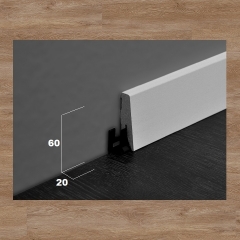 ter Hürne, soklová lišta SKL60, Dub Caracas hnědý, 60x20mm