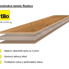 Tilo Rustico, Javor caramel (L1347), V4, olej