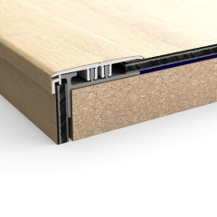 Quick-Step profil Incizo 5 v 1, Hedvábný dub šedohnědý 40053, 45x8mm