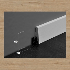 ter Hürne, soklová lišta SKL60, Dub Ghent béžovohnědý, 60x20mm