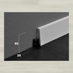 ter Hürne, soklová lišta SKL60, Turín bílý, 60x20mm