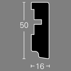 Parador, Soklová lišta SL 6, Banánovník D001, 50x16mm