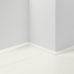 Parador, Čtvrtkruhový profil, Jednobarevná bílá lesk D003, 14x20mm