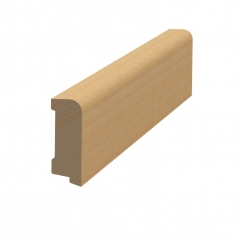 Scheucher, Soklová lišta P 4014, Dub, lak, 40x14mm