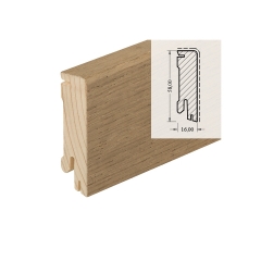 Hoco, 631 UM Woodlink Colour, Dub Gravelly, 58x16mm, dýha, olej