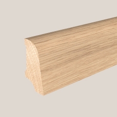 KGM by Floor Forever, Neuburger 40, Bílá RAL 9010, 40x18mm, smrkové jádro+fólie