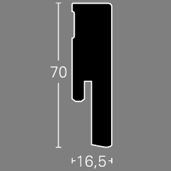 Parador, Soklová lišta SL 18, Dub D063, 70x16,5mm