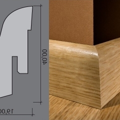 Kährs, soklová lišta, Jasan Air, 40x19mm