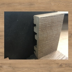 Balterio, Soklová lišta Parquet lišta, 61008 Průmyslově hnědý dub, 77x14mm