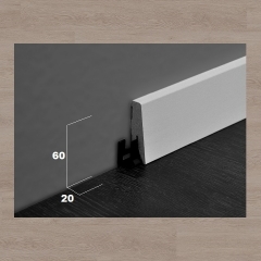 ter Hürne, soklová lišta SKL60, Dub Oslo hnědý, 60x20mm