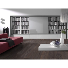 Scheucher, WOODflor 222 prkno, Dub kouřový, Elevation, Valetta, Lanzarote seda