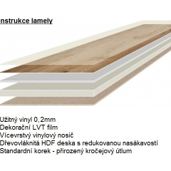 Tilo Easy Floors, Vinylová podlaha, Dub Jura, HDF