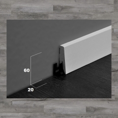 ter Hürne, soklová lišta SKL60, Dub Kjóto antracit, 60x20mm