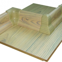 K-Produkt obvodová lišta soklová, Dub sněhový 13118, 40x20mm