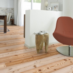 Tilo Selské prkno SOFT 182mm Modřín mocca Highland kartáčovaný přírodní olej - interiér