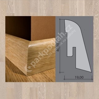 Ilustrační obrázek, lišta bude v dekoru Dub Arctic